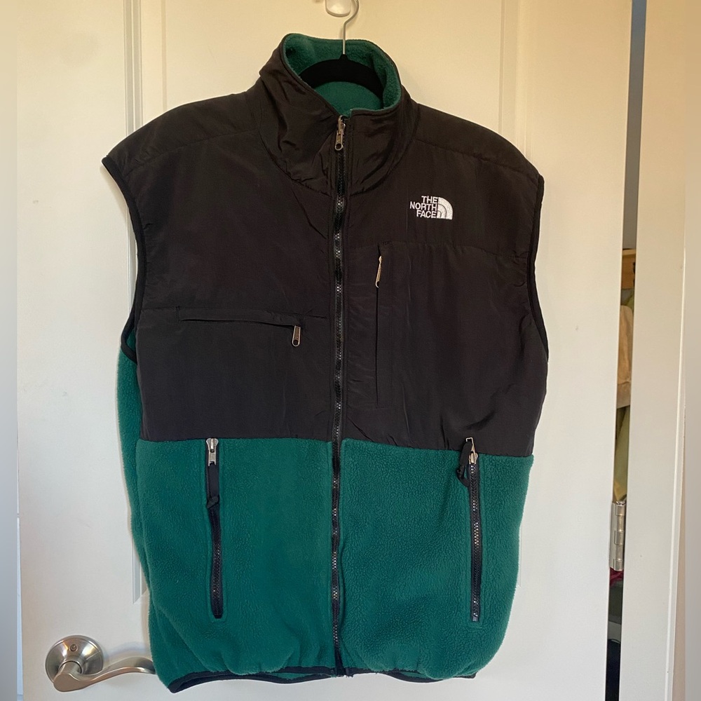 North Face Denali Fleece vest green